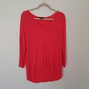 NWOT! Gap long sleeve coral tee